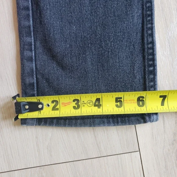 Vans V16 Jeans Mens 30x32 Black Slim Fit Mid Rise Skateboarding Denim Pants - Picture 9 of 9